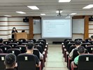 人事處考訓科楊玉真股長宣導「職場霸凌案件申訴處理流程」