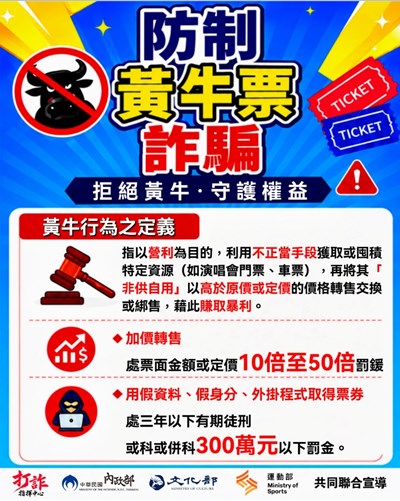黃牛票打詐宣傳圖1