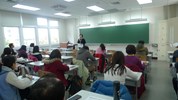 多益英語初級班(第2期)，課程開始前由公訓中心汪主任引言