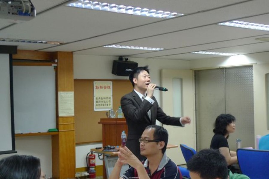 創新管理講座邀請長典創新管理顧問有限公司林書弘首席顧問
