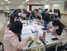 講師於各組講解個性分析評量計算方式
